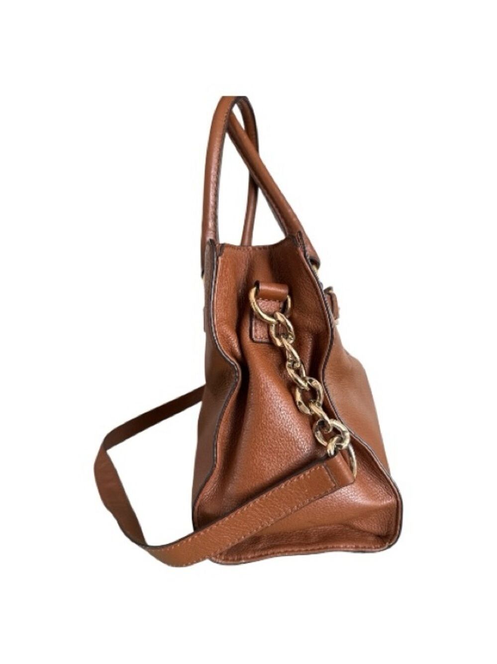 Michael Kors Hamilton Large East West Pebbled Leather Tote Shoulder Bag - Picture 3 of 10